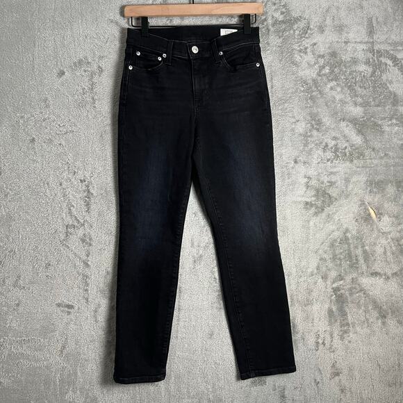 AYR Denim - AYR Slim Straight Jeans Nox‎ Black Wash Size 25 Classic Minimalist Preppy Cotton